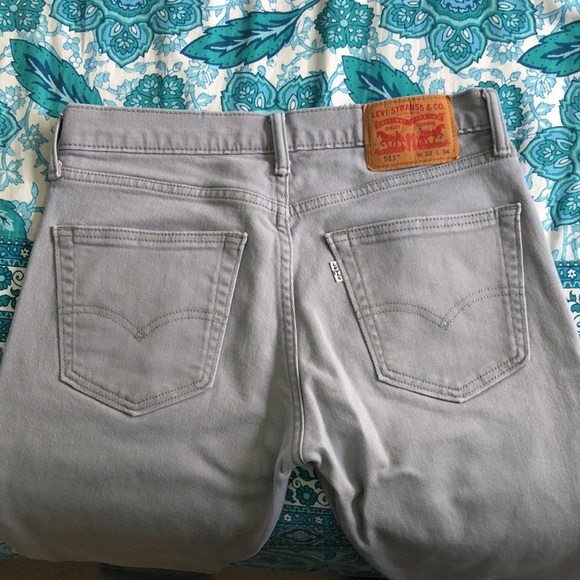 Mens Levi’s 511 slim fit jeans - 32x34 - grey - Picture 4 of 4